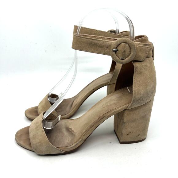 Madewell Regina Suede Ankle Strap Sandals Women's 7 US - Picture 2 of 9